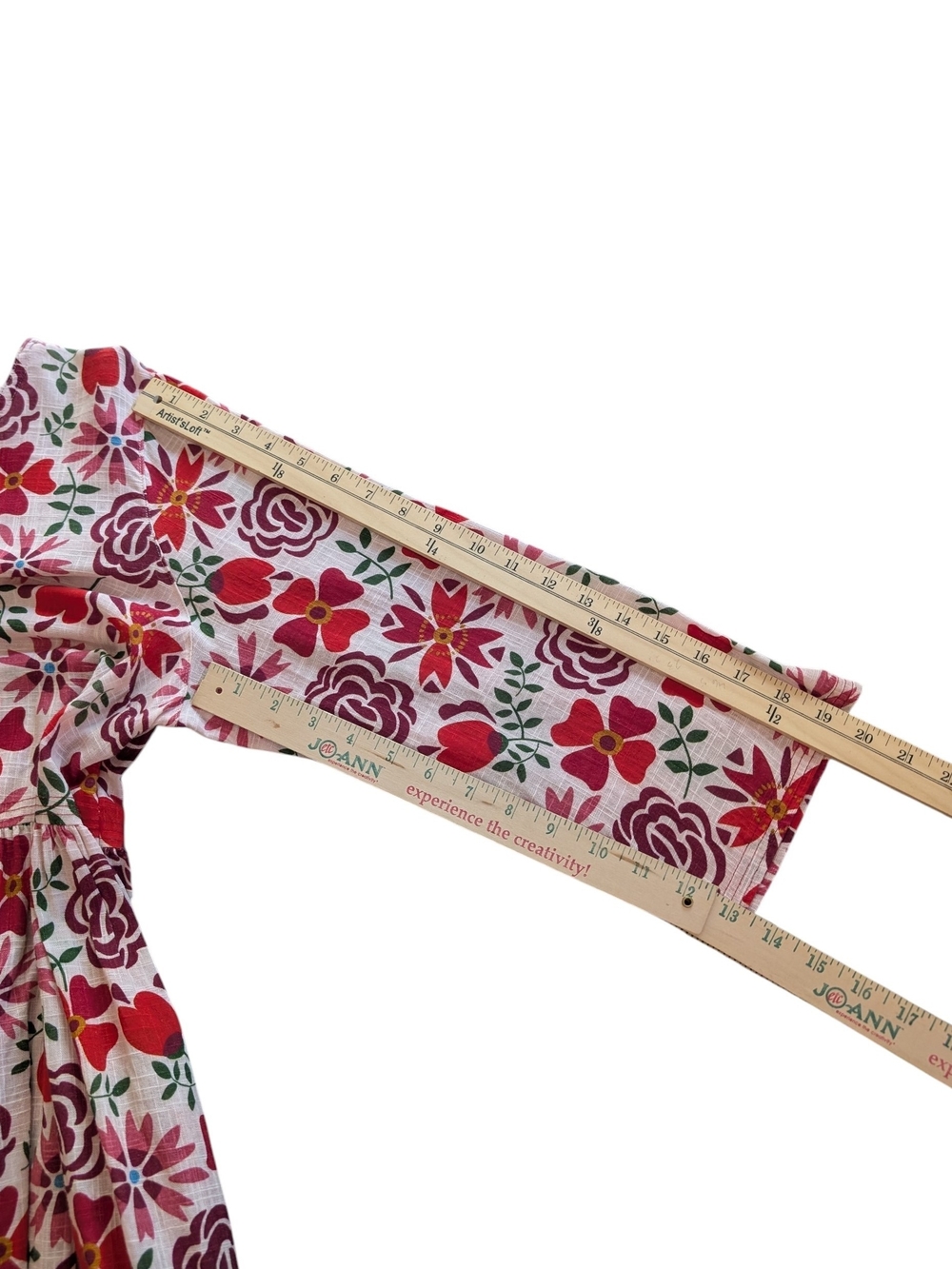 Gudrun Sjödén Organic Cotton Floral Midi Dress Lagenlook Boho - Picture 8 of 11
